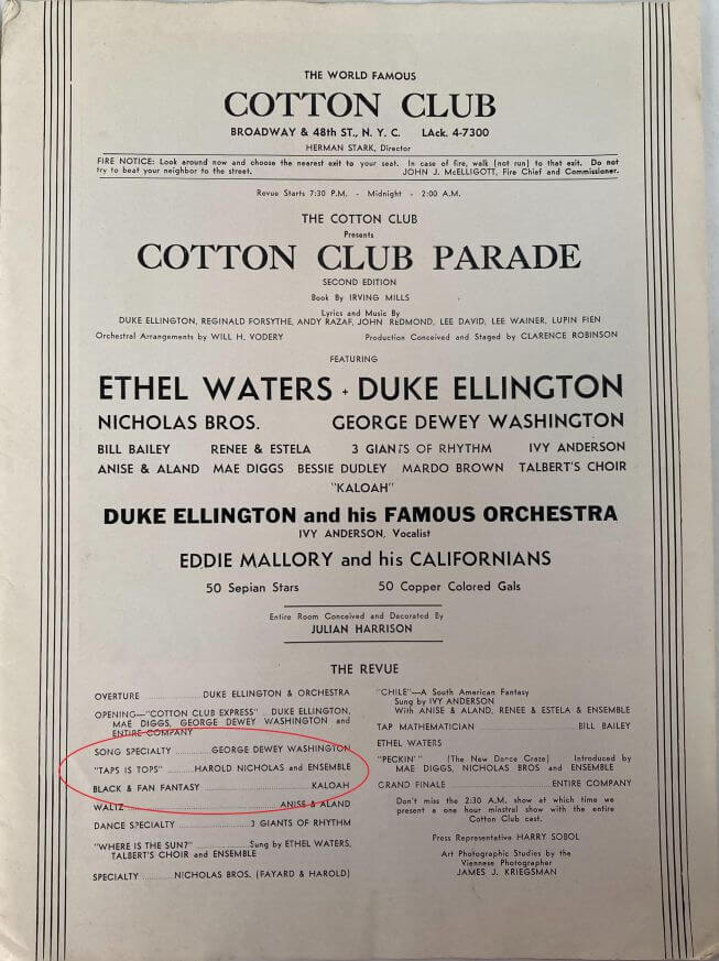 48 1937 0317 Cotton Club Parade 2nd editon REVISED program circle.jpg