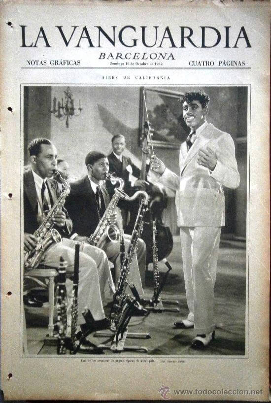 1932 1016 Vanguardia SPAIN Cab Calloway on cover.jpg