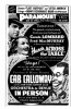 1935, Publicité pour un concert à Los Angeles